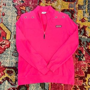 Vineyard Vines Quarter Zip Pullover Shoulders with Whales